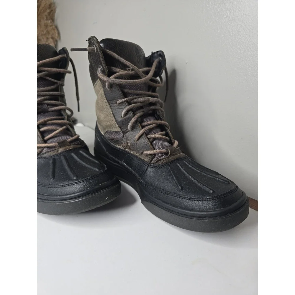 Polo Ralph Lauren Lansing Boots Mens Brown Oiled Leather Duck Outdoor Rare Style